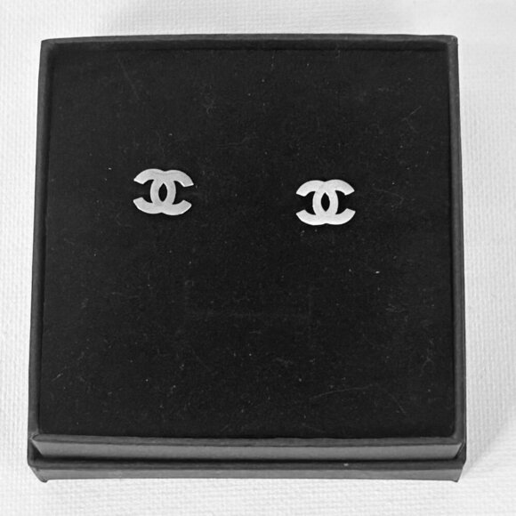 None Jewelry - 🌟NEW Classic Double C Stainless Steel Hypoallergenic Fashion Earrings  Silver